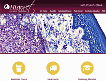 Tablet Screenshot of histovet.com